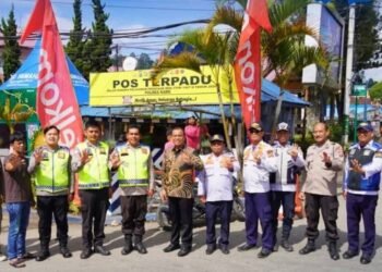 Bupati Karo Cek Kesiapan Pos Pengamanan dan Pelayanan Idulfitri 2026