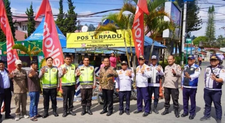 Bupati Karo Cek Kesiapan Pos Pengamanan dan Pelayanan Idulfitri 2026