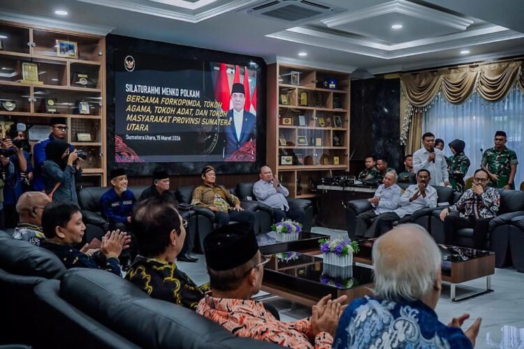 Rico Waas Hadiri Silaturahmi Menko Polkam, Bahas Kondisi Sosial Sumut