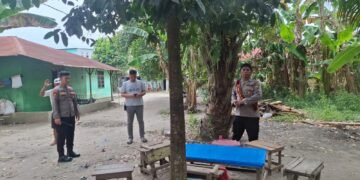 Respons Aduan Warga, Polsek Medan Tembung Cek Lokasi Dugaan Judi di Sei Rotan