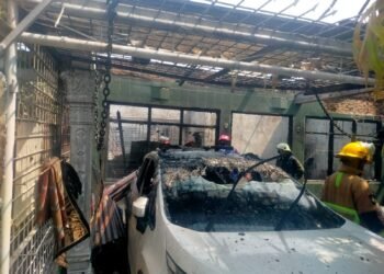 Rumah di Jalan Cangkir Terbakar, Satu Warga Luka Bakar