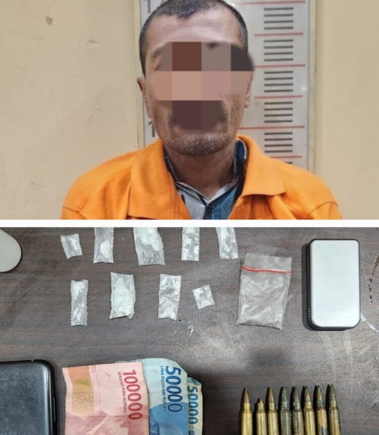 Satres Narkoba Polres Langkat Amankan Terduga Pelaku Sabu di Pangkalan Susu