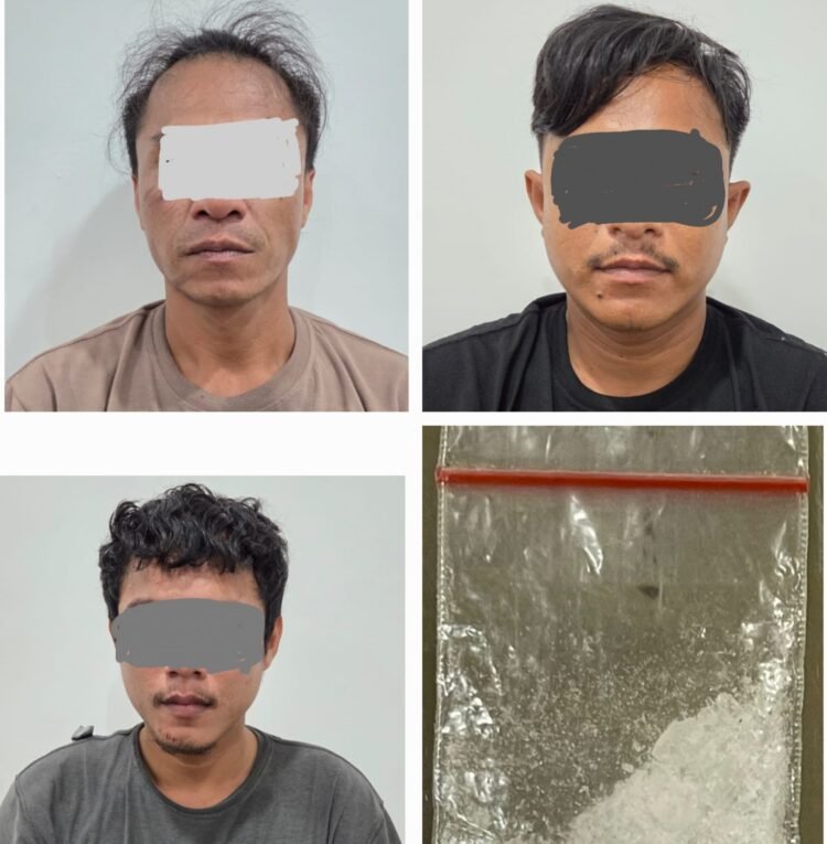 Satreskrim Polres Tanjung Balai Ringkus 3 Sindikat Curanmor & Pemilik Sabu