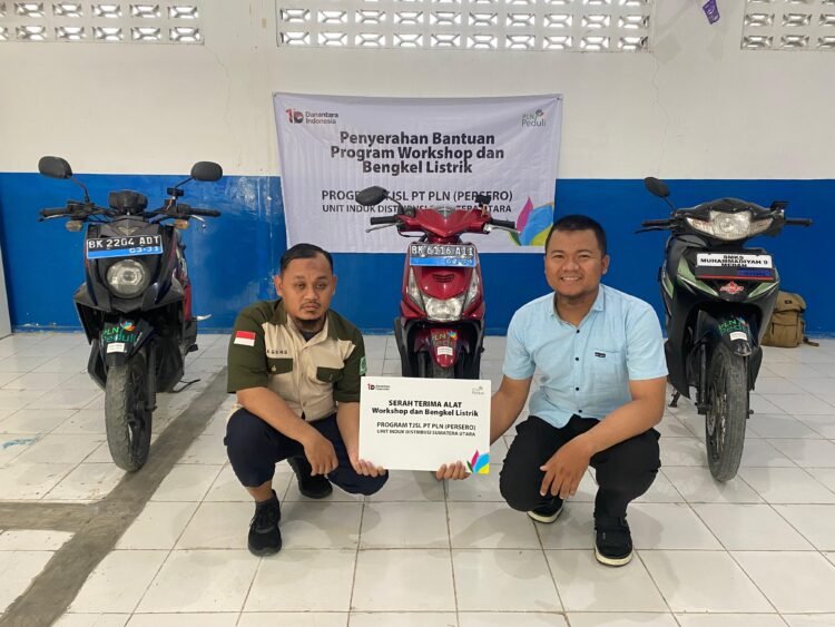 PLN UID Sumut Luncurkan Program Bengkel Listrik, Motor Konversi Resmi Berpelat Biru