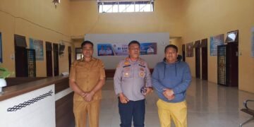 Perkuat Sinergitas, Kapolsek Simpang Empat Jalin Silaturahmi dengan Unsur Muspika