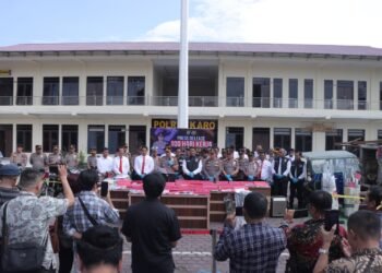 Tuntaskan Puluhan Kasus dalam 100 Hari, Kapolres Karo: Kami Tidak Bisa Bekerja Sendiri