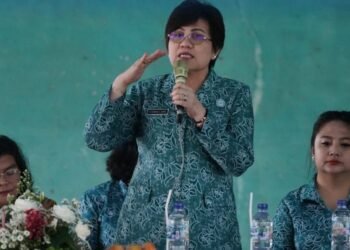 Dongkrak Ekonomi Keluarga, Ketua TP PKK Karo Pimpin Pembinaan UP2K di Desa Mulawari 