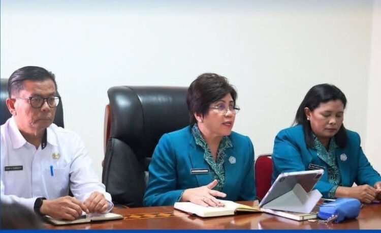 Rakor TP PKK dan Dewan Pembina PKK Karo Bahas Persiapan Desa Percontohan