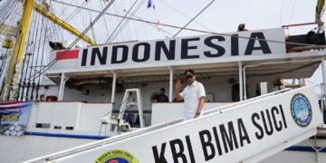 KRI Bima Suci Tiba di Belawan, Rico Waas Siap Kenalkan Potensi Medan ke Mata Dunia