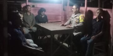 Bhabinkamtibmas Polsek Padang Tualang Intensifkan Pengecekan Satkamling