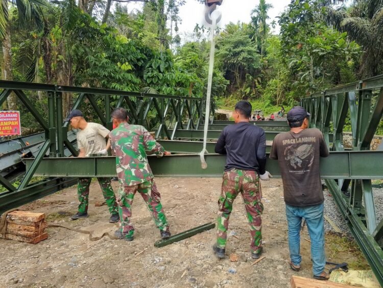 Pangdam I/BB Hadiri Ground Breaking Jembatan Perintis di Kab. Langkat