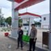 Personil Polsek Sosa Melaksanakan Pam SPBU Aliaga