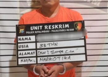 Polsek Kutalimbaru Amankan Pengedar Sabu