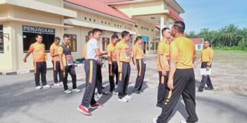 Pastikan Kesiapan Fisik Personel, Polres Palas Lakukan Tes Kesamaptaan Jasmani Berkala Semester I TA 2026