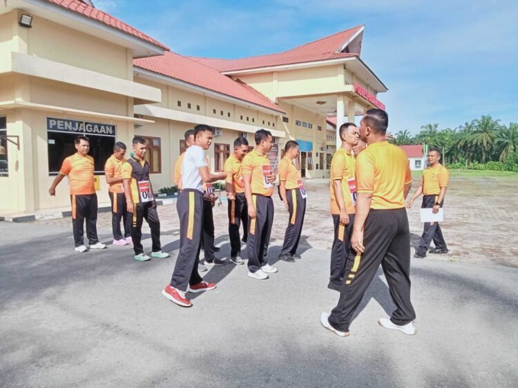 Pastikan Kesiapan Fisik Personel, Polres Palas Lakukan Tes Kesamaptaan Jasmani Berkala Semester I TA 2026