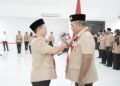 PAW Masa Bakti 2024-2029, Wyldan Ansyori Hasibuan Resmi Dilantik Jadi Ketua Kwarcab Gerakan Pramuka Palas