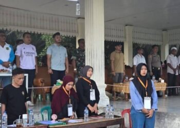 Pembukaan Open Turnamen Sepakbola Pasar Ujung Batu Cup I