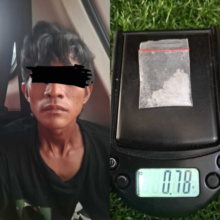 Warga Tambusai Rokan Hulu Ditangkap Polisi Diduga Edarkan Sabu