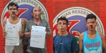 Polres Palas Tangkap lagi Dua Pengedar dan Dua Pembeli Sabu di Sebuah Warung Kopi
