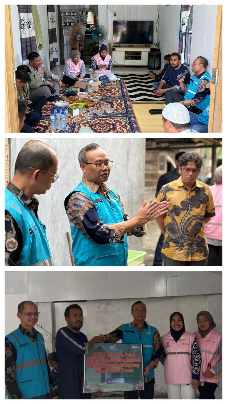 Tingkatkan Produktivitas Mitra Binaan dengan Program Renovasi Rumah Produksi Mitra Binaan PT PLN Indonesia Power UBP Pangkalan