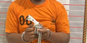 Polres Langkat Ringkus Pelaku Curas Bersenjata Api Rakitan di Hinai