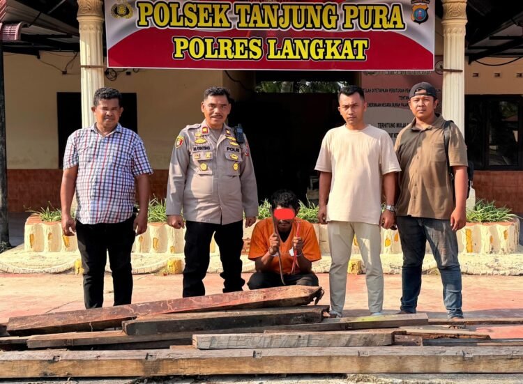 Polsek Tanjung Pura Ringkus Maling di Rumah Kosong