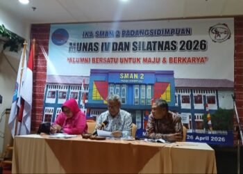 Andar Amin Harahap Resmi Pimpin IKA SMAN 2 Padang Sidempuan