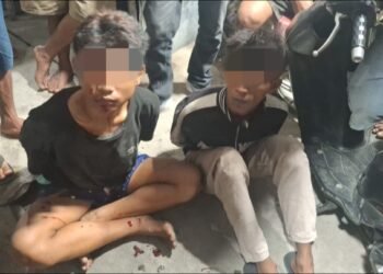 Dua Anggota Geng Motor di Belawan Ditangkap Bawa Sajam 