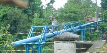 Pulihkan Aktifitas Warga, Wali Kota Medan Tinjau Jembatan Perlintasan Kereta Api di Gang Damai