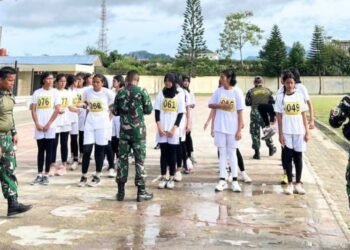 Putra-Putri Karo Semangat Ikuti Rangkaian Seleksi Paskibraka Kabupaten