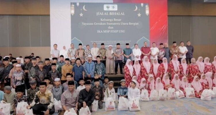 Bupati Karo Hadiri Halal Bihalal Yayasan Gerakan Sumut Bergiat dan IKA MSP FISIP USU