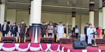 Hadiri Upacara Peringatan Hari Otonomi Daerah XXX, Wakapolres Palas: Refleksi Penting Perkuat Sinergi