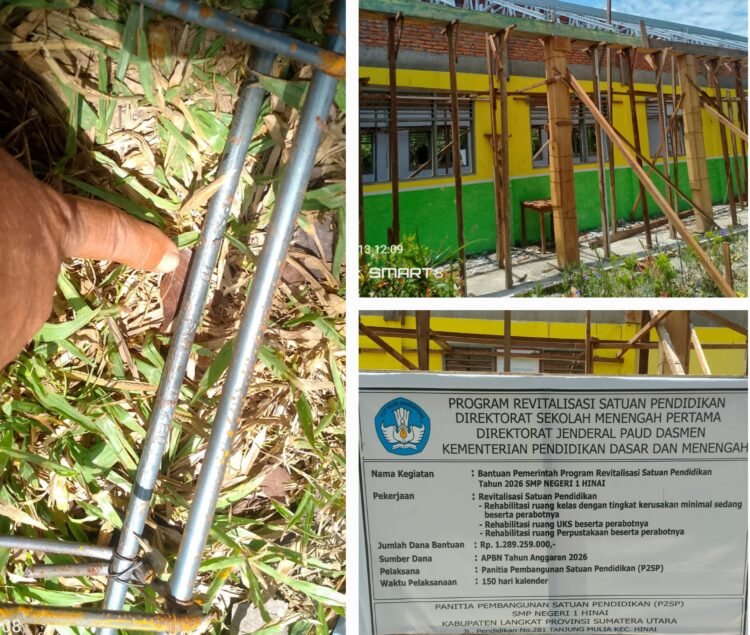 Program Revitalisasi SMP Negeri 1 Hinai Rp1,2 Milyar Dipertanyakan