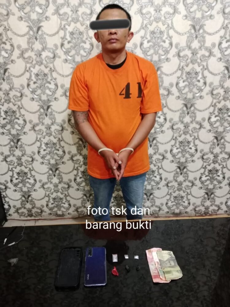 Satresnarkoba Polres Karo Ringkus Terduga Pengedar Sabu di Doulu