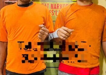 Sat Narkoba Polres Langkat Tindak Lanjuti Laporan Warga, 2 Tersangka Diamankan