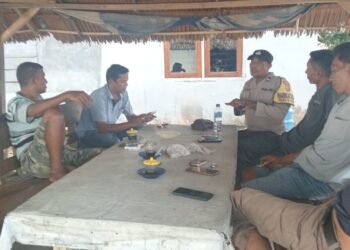 Bhabinkamtibmas Polsek Padang Tualang Sambangi Warga