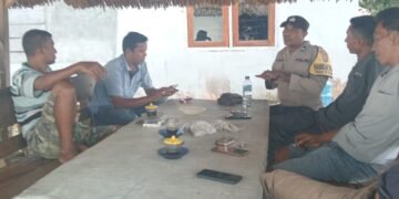 Bhabinkamtibmas Polsek Padang Tualang Sambangi Warga