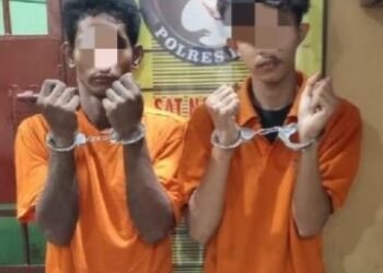 Sat Narkoba Polres Langkat Amankan Dua Tersangka Pemilik Sabu