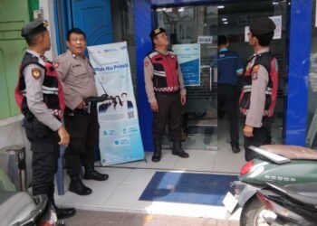 Sat Samapta Polres Langkat Laksanakan Patroli Blue Light