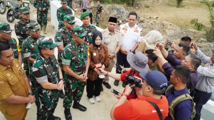 Sambut Tim Wasev TMMD, Wakil Bupati Pastikan Pembangunan Desa di Langkat Tepat Sasaran
