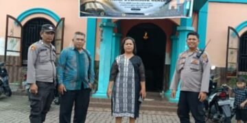 Polsek Kutalimbaru Lakukan Pengamanan Ibadah Perayaan Kenaikan Yesus Kristus