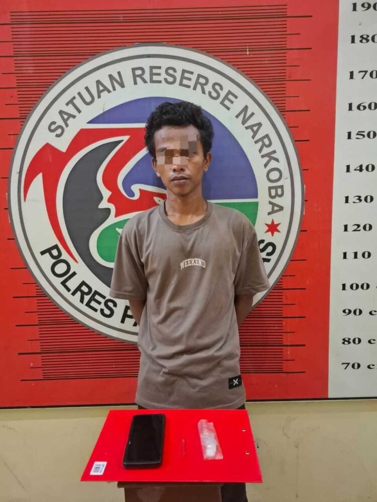 Terlibat Narkoba, Seorang Pria Ditangkap Satresnarkoba Polres Palas
