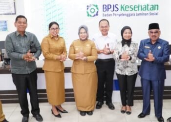 Tiorita Jemput Strategi UHC ke BPJS Kesehatan Kabanjahe