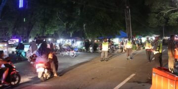 Polres Langkat Kerahkan Personel Amankan Malam Takbiran dan Festival Pawai Obor di Stabat