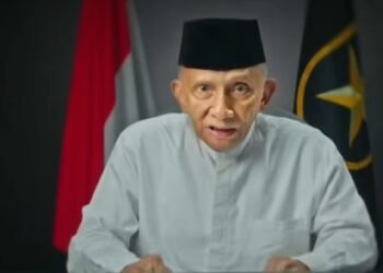 Video Amien Rais Tentang Kedekatan Seskab Teddy dan Prabowo Hilang Dari YouTube