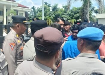 Polres Palas Lakukan Pengamanan Unjuk Rasa Pengurus Cabang Mahasiswa Islam Indonesia 