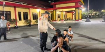 Patroli KRYD Belawan Sikat Premanisme Hingga Tawuran, 4 Pelaku Pungli Viral Sicanang Ditangkap