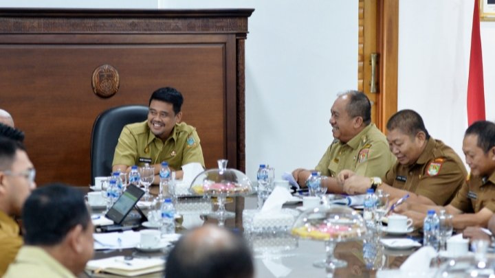 Terima Kunjungan Bupati Asahan, Bobby Nasution Pastikan Percepatan Pembangunan Infrastruktur