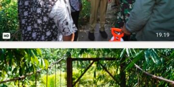Berpotensi Berbahaya Bagi Pengguna,Bupati Pakpam Bharat Tinjau Jembatan Gantung di Kecamatan STTU Jehe