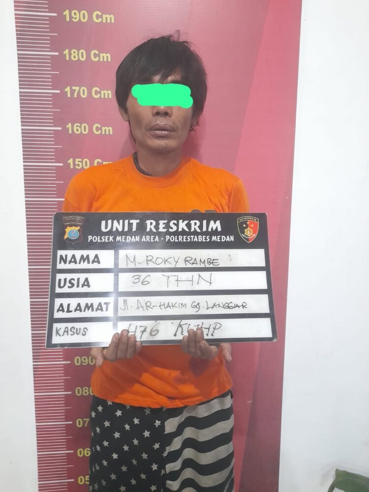 Polsek Medan Area Amankan Maling Spesialis Meteran Gas